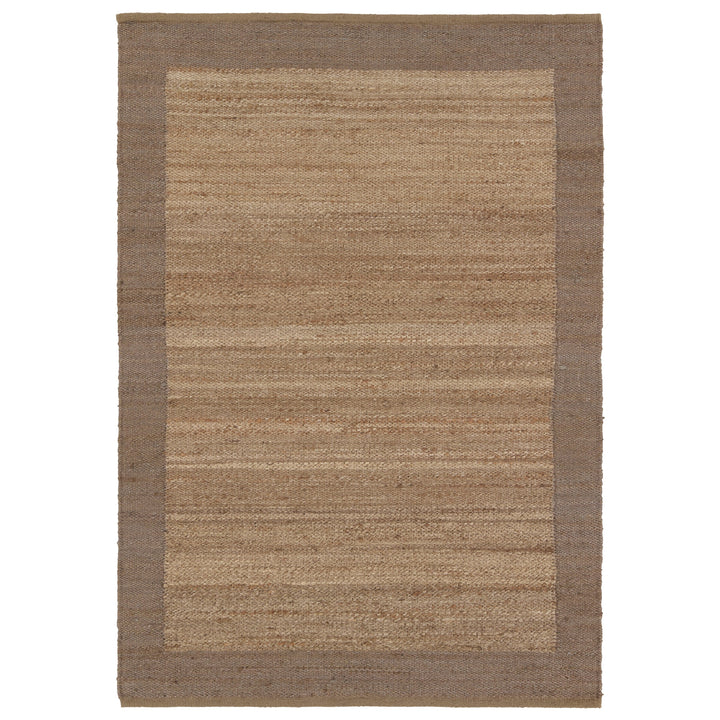 Jaipur Living Query Handmade Bordered Brown Area Rug (5'X8')