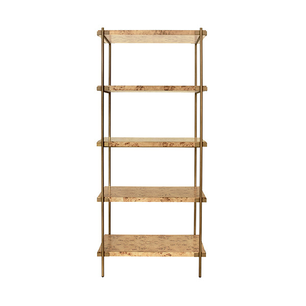 Cabinets & Curios Harris Etagere In Burl Wood