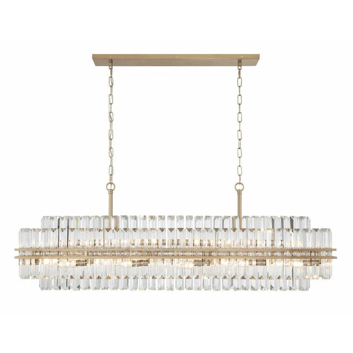 Hayes 16 Light Chandelier-Crystorama Lighting Company-CRYSTO-HAY-1417-AG-ChandeliersRectangle - Aged Brass-5-France and Son