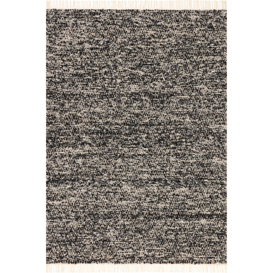 Magnolia Home By Joanna Gaines x Loloi Hayes Onyx / Silver 5'-0" x 7'-6" Area Rug