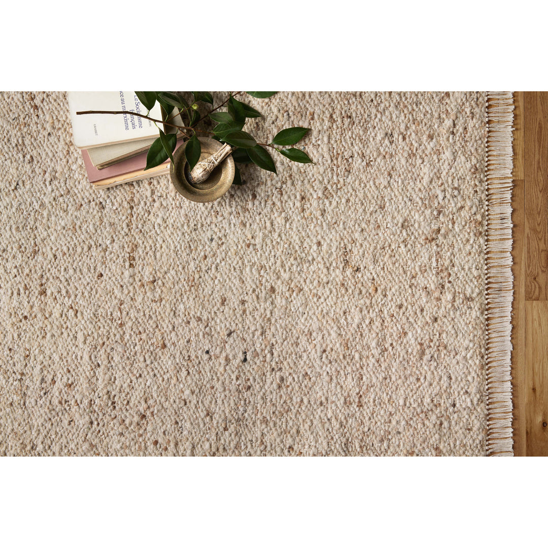 Magnolia Home By Joanna Gaines x Loloi Hayes Sand / Natural 2'-3" x 3'-9" Accent Rug