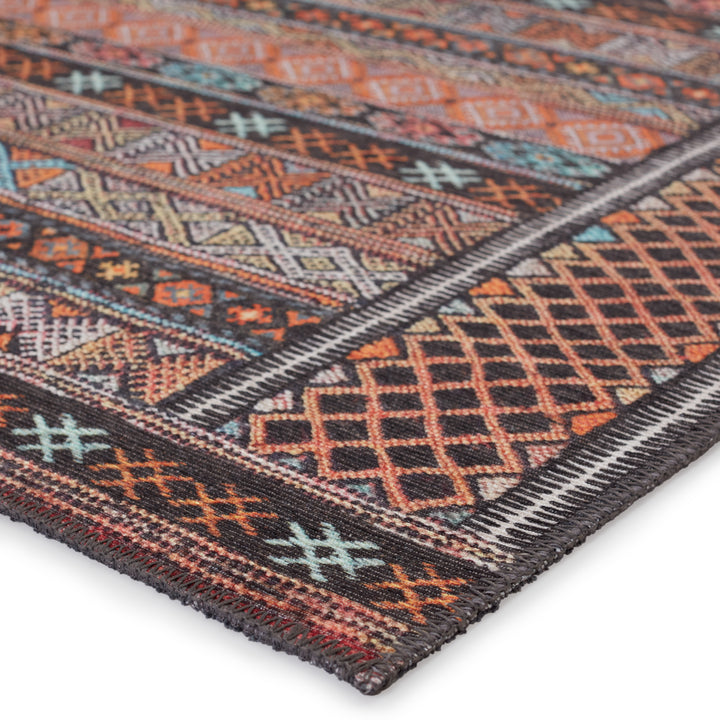 Kate Lester + Jaipur Living Auril Tribal Multicolor/ Orange Area Rug (7'6"X10')