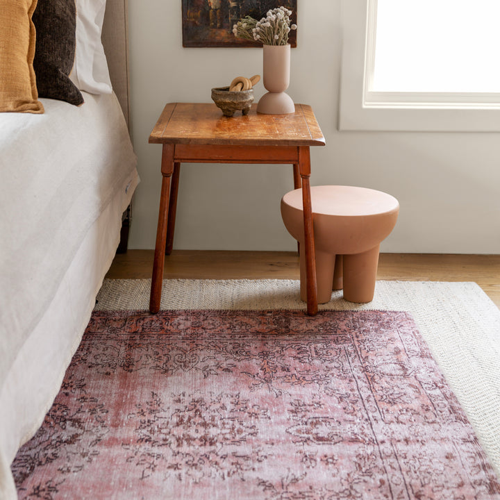 Kate Lester + Jaipur Living Berxley Medallion Rose/ Maroon Area Rug (9'X12')