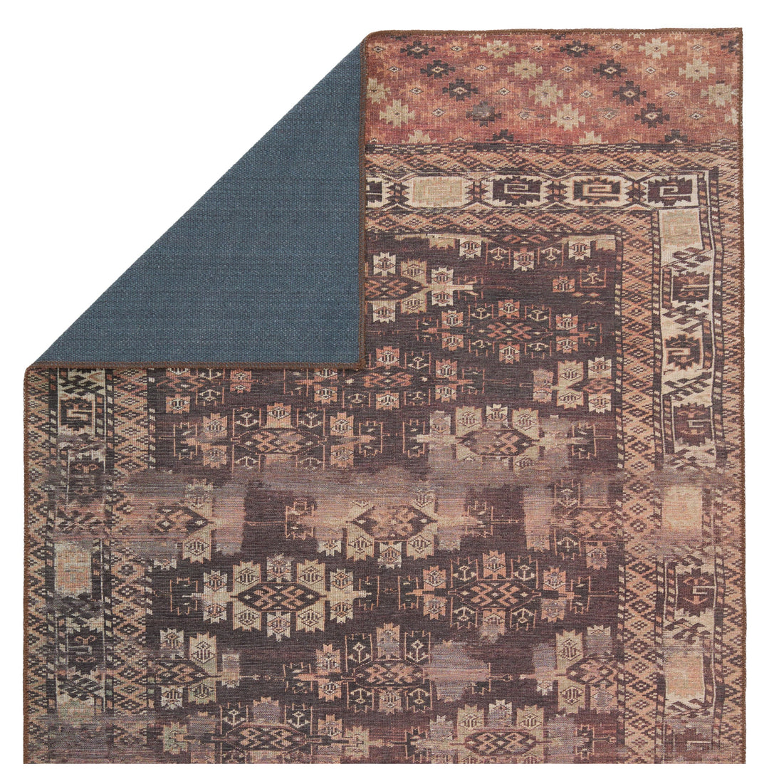 Kate Lester + Jaipur Living Minerva Tribal Brown/ Terracotta Area Rug (5'X7'6")