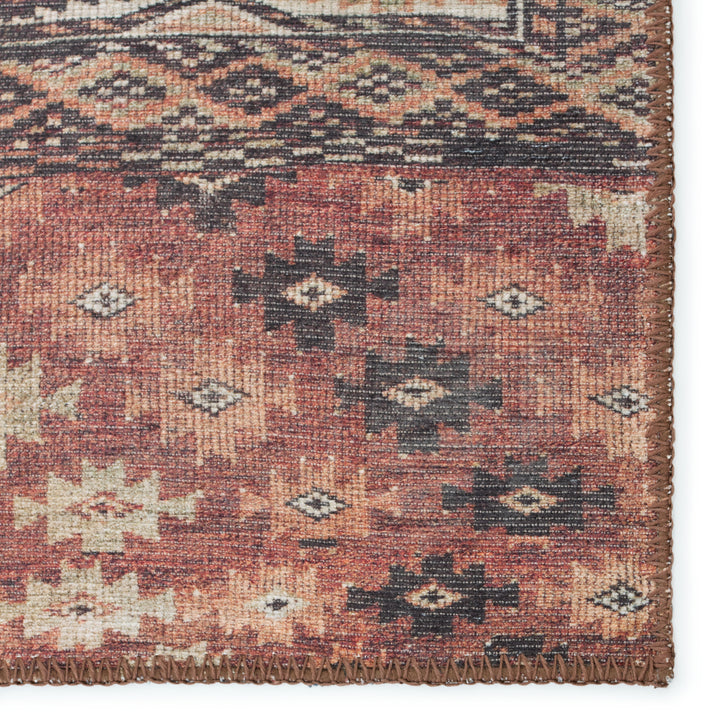 Kate Lester + Jaipur Living Minerva Tribal Brown/ Terracotta Area Rug (9'X12')