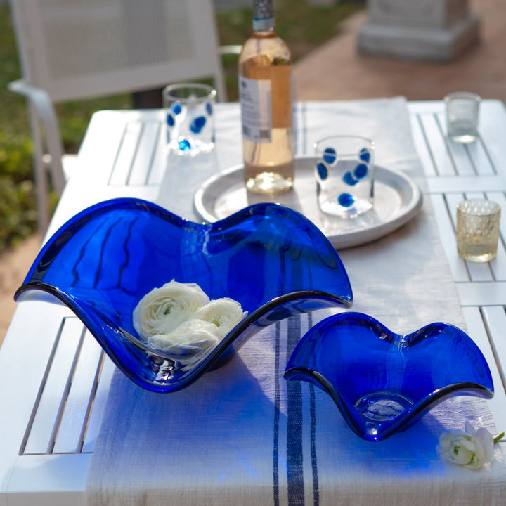 Hibiscus Glass Bowl