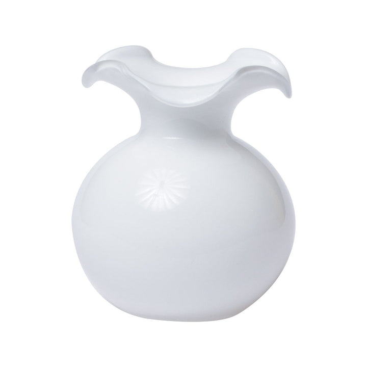 Hibiscus Glass Fluted Vase