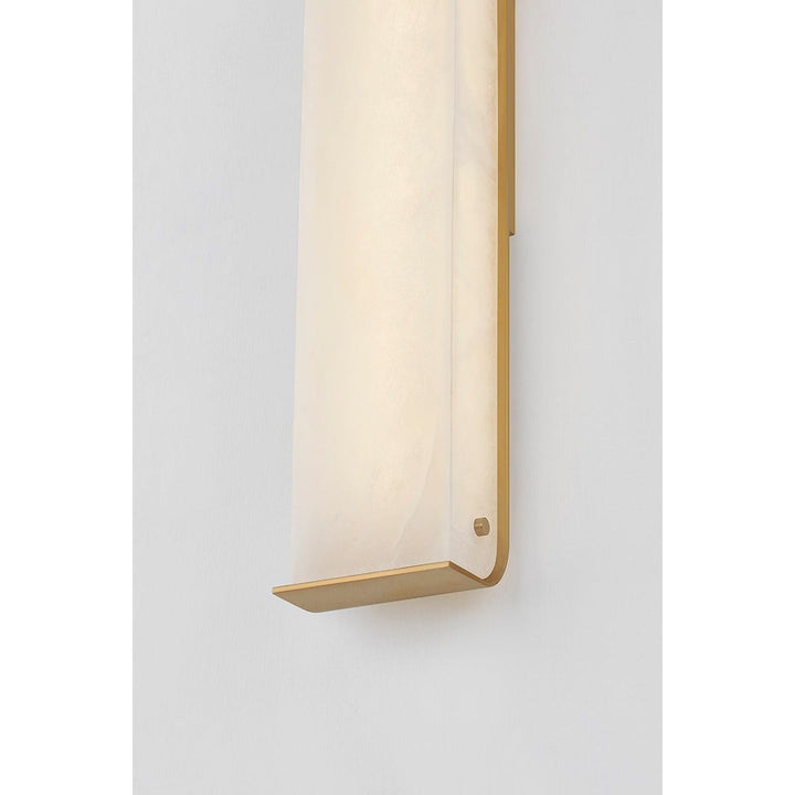 Hera Wall Sconce - Vintage Brass 4.25in Width, 26 Height