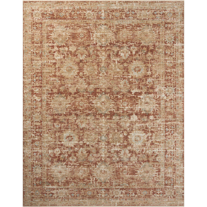 Loloi Heritage Brick / Multi 10'-0" x 10'-0" Square Area Rug