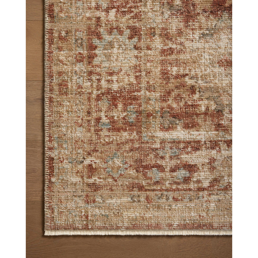 Loloi Heritage Brick / Multi 18" x 18" Sample Rug