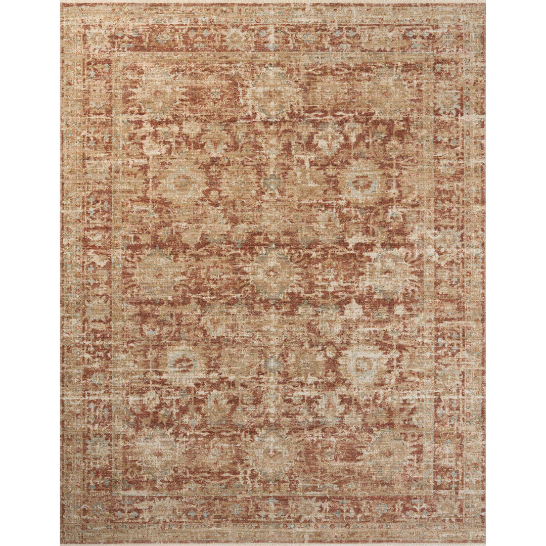 Loloi Heritage Brick / Multi 18" x 18" Sample Rug