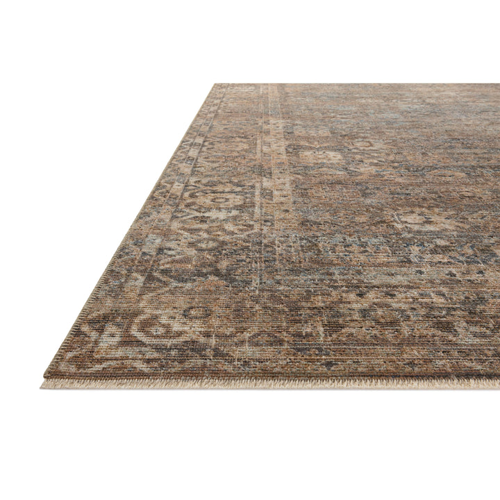 Loloi Heritage Mocha / Denim 2'-0" x 3'-0" Accent Rug