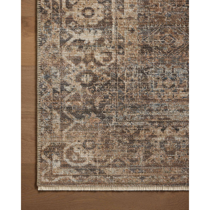 Loloi Heritage Mocha / Denim 4'-0" x 6'-0" Accent Rug