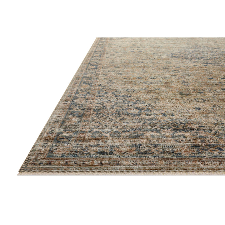 Loloi Heritage Sage / Navy 2'-5" x 12'-0" Runner