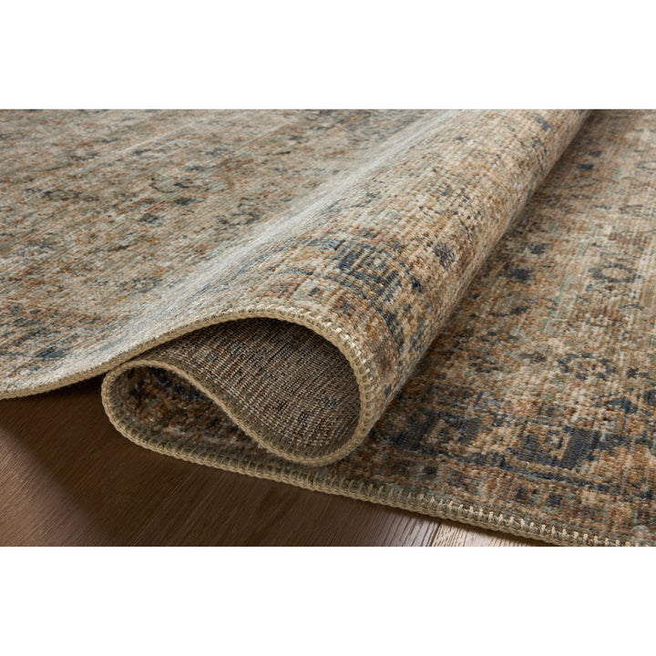 Loloi Heritage Sage / Navy 2'-5" x 12'-0" Runner