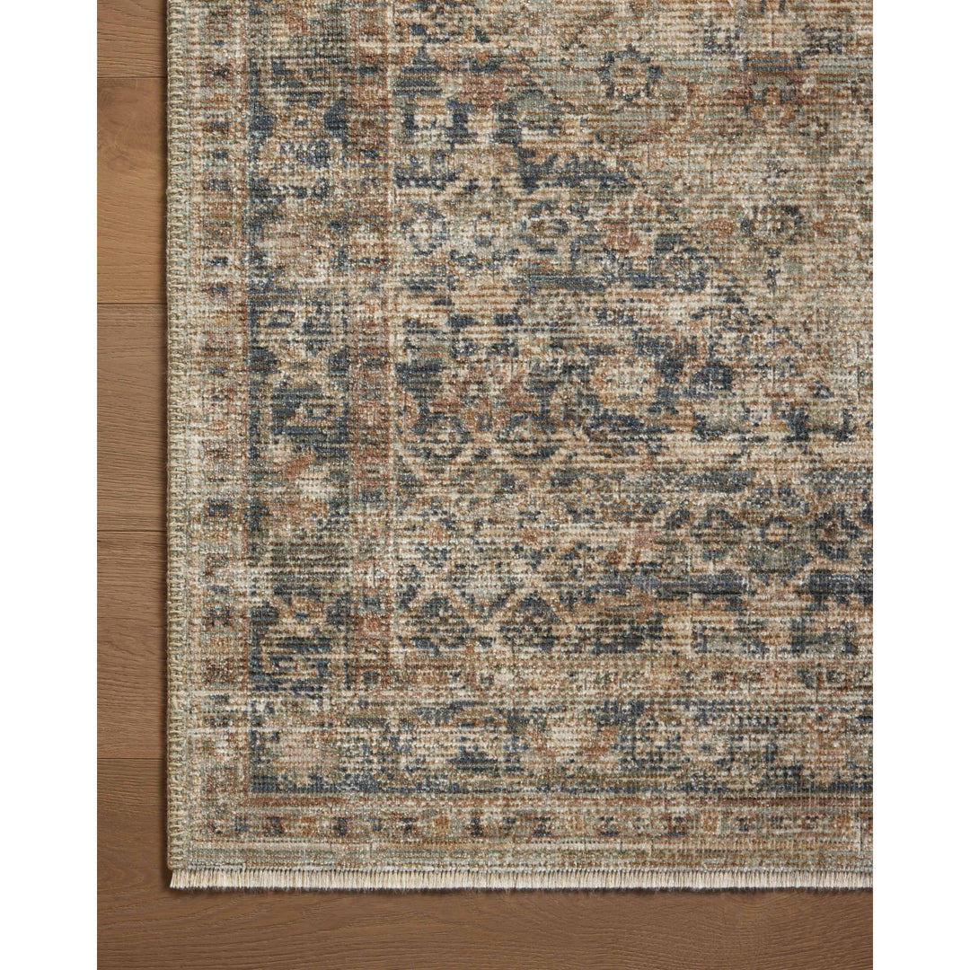 Loloi Heritage Sage / Navy 2'-5" x 12'-0" Runner