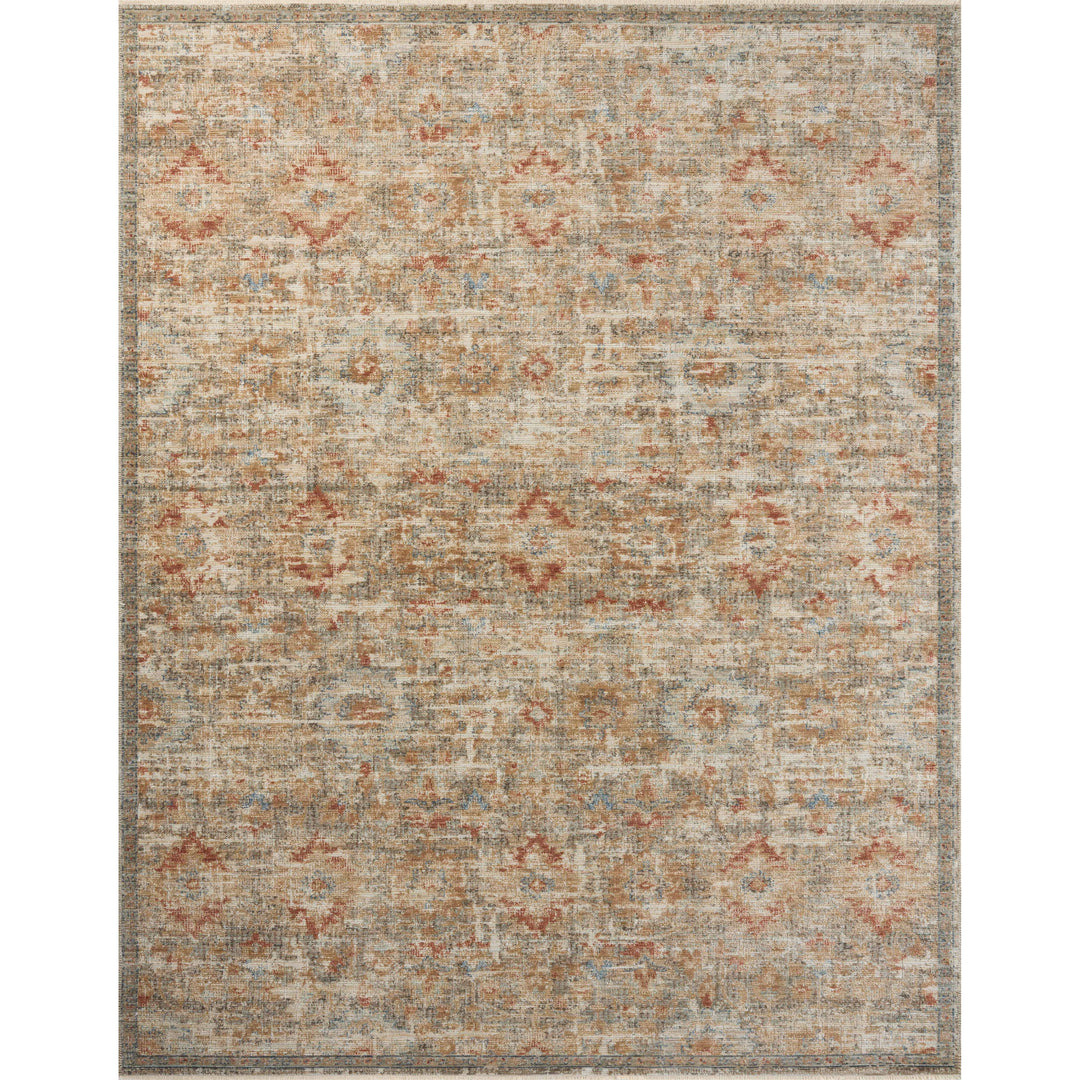 Loloi Heritage Grey / Sunset 15'-0" x 15'-0" Square Area Rug