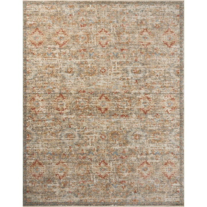 Loloi Heritage Grey / Sunset 15'-0" x 15'-0" Square Area Rug