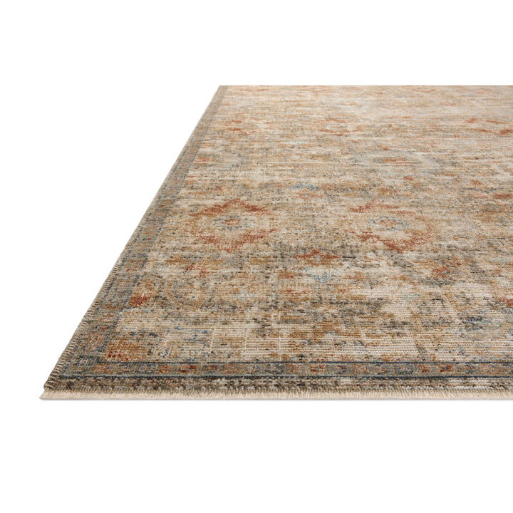 Loloi Heritage Grey / Sunset 4'-0" x 8'-0" Accent Rug