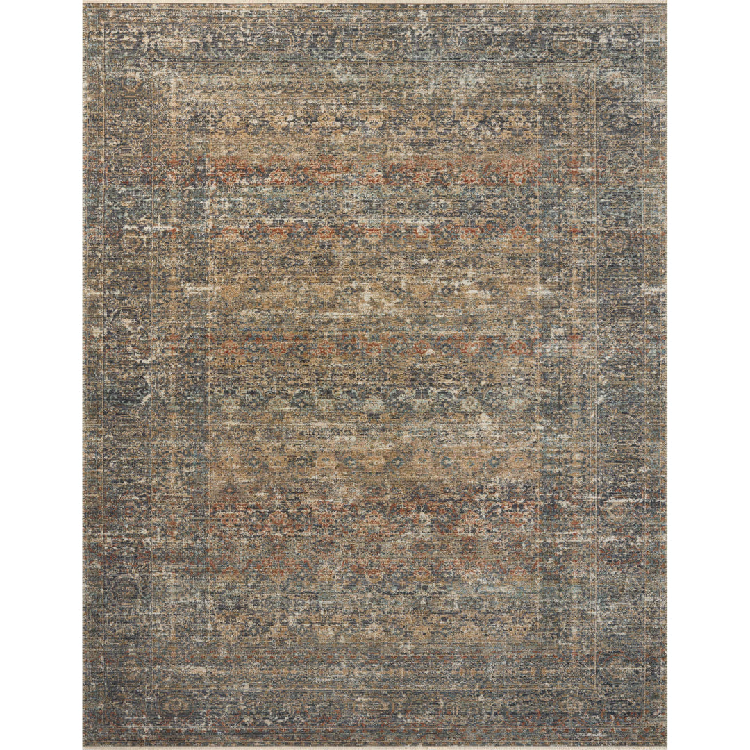 Loloi Heritage Midnight / Multi 12'-0" x 12'-0" Square Area Rug