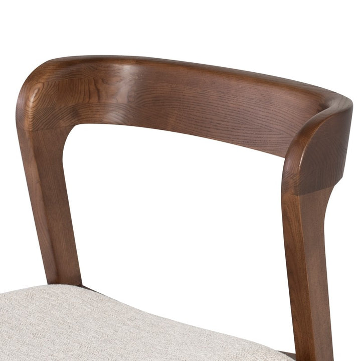 Bjorn Dining Chair-Nuevo-NUEVO-HGNH100-Dining ChairsBlack Naugahyde Seat - Ash Stained Walnut Frame-12-France and Son