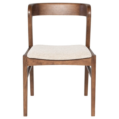 Bjorn Dining Chair-Nuevo-NUEVO-HGNH100-Dining ChairsBlack Naugahyde Seat - Ash Stained Walnut Frame-10-France and Son