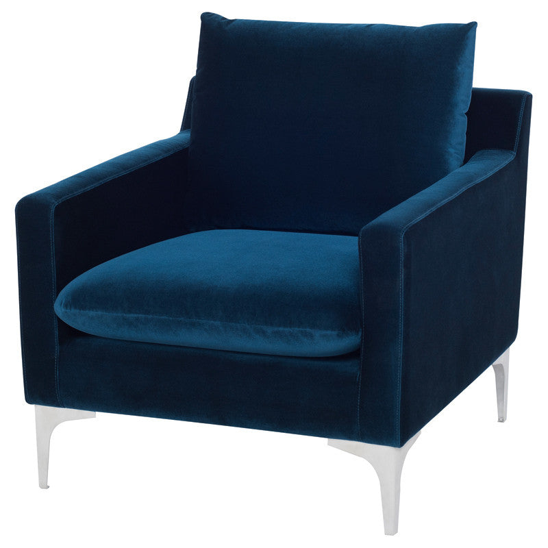 Anders Occasional Chair - Midnight Blue