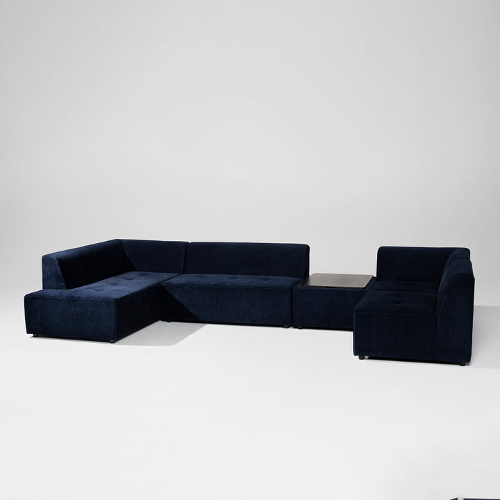Parla Modular Sectional Sofa-Nuevo-NUEVO-HGSC896-SectionalsTwilight-Arm-Less Chair-16-France and Son