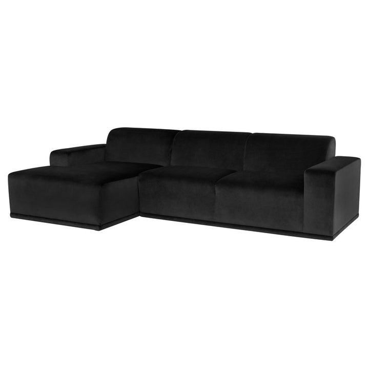 Leo Sectional-Nuevo-NUEVO-HGSN141-SectionalsLeft-Shadow Grey Velour-23-France and Son