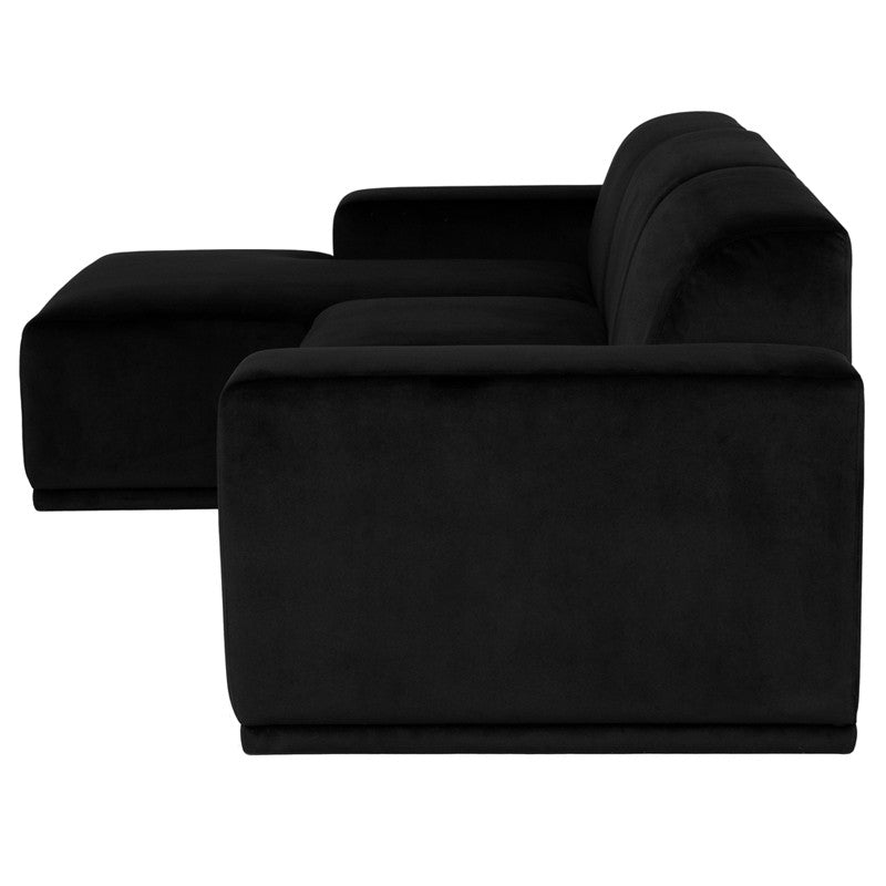 Leo Sectional-Nuevo-NUEVO-HGSC711-SectionalsLeft-Salt and pepper chaise black velour-29-France and Son