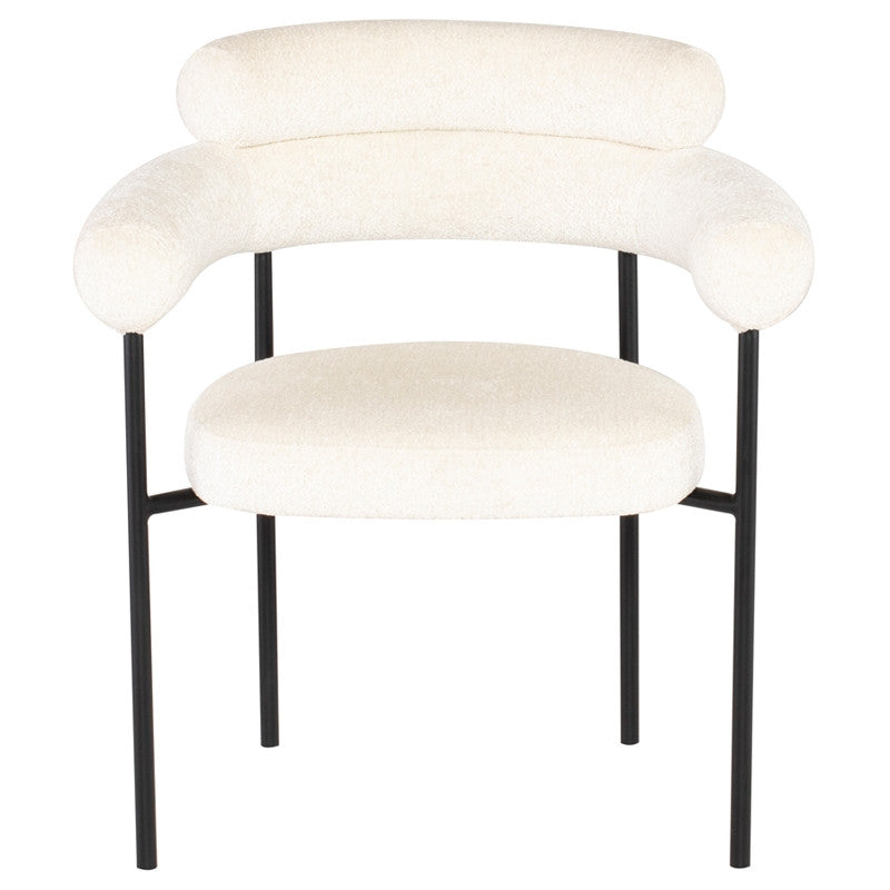 Portia Dining Arm Chair - Coconut