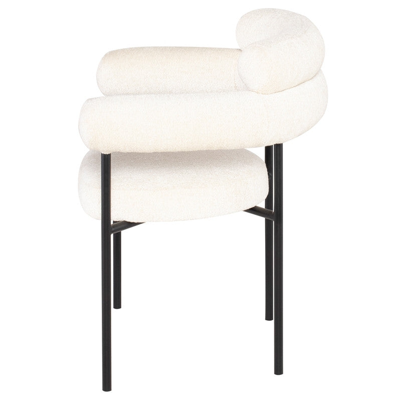 Portia Dining Arm Chair - Coconut