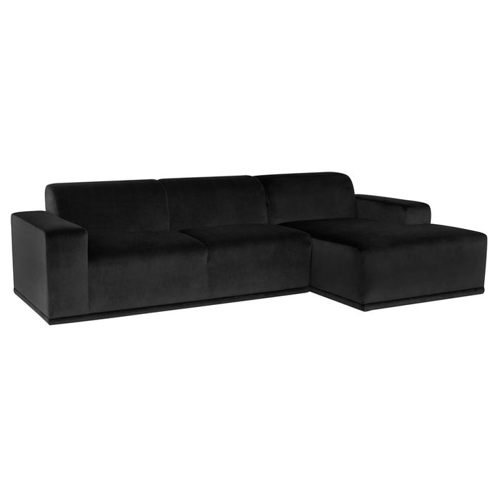 Leo Sectional-Nuevo-NUEVO-HGSN296-SectionalsRight-Shadow Grey Velour-32-France and Son