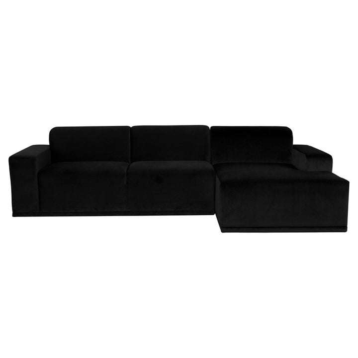 Leo Sectional-Nuevo-NUEVO-HGSC711-SectionalsLeft-Salt and pepper chaise black velour-31-France and Son