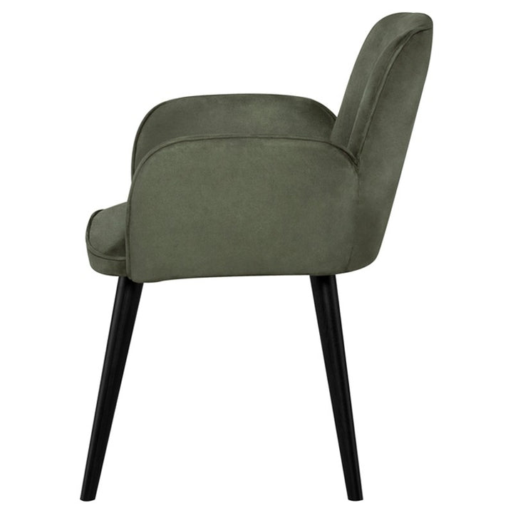 Willa Dining Chair-Nuevo-NUEVO-HGSN362-Dining ChairsSage Microsuede-5-France and Son