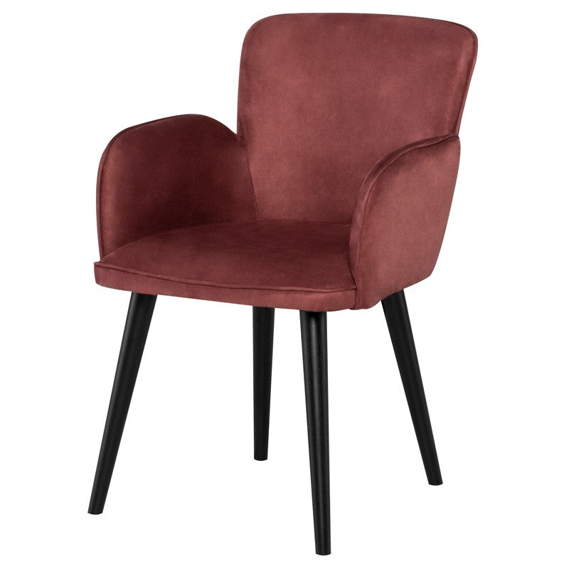 Willa Dining Chair-Nuevo-NUEVO-HGSN363-Dining ChairsChianti Microsuede-2-France and Son