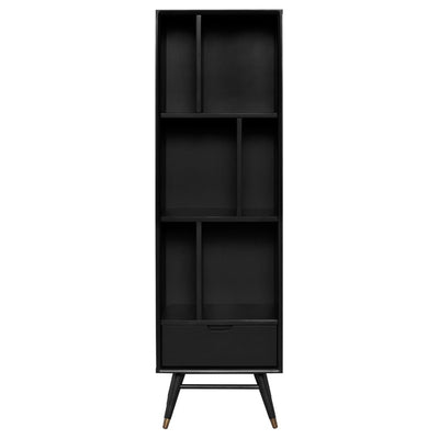 Small Baas Bookcase Shelving-Nuevo-NUEVO-HGST118-Bookcases & CabinetsWalnut Stained Poplar-6-France and Son