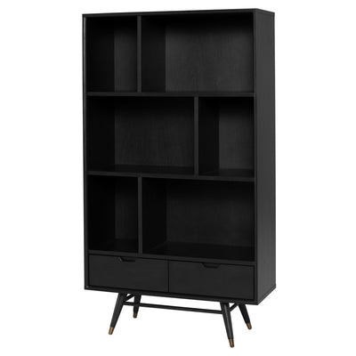 Baas Bookcase-Nuevo-NUEVO-HGST154-Bookcases & CabinetsBlack Ash-5-France and Son