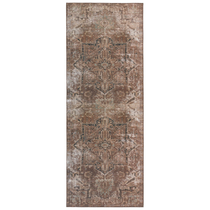 Kate Lester + Jaipur Living Minita Medallion Brown/ Tan Area Rug (4'X8')