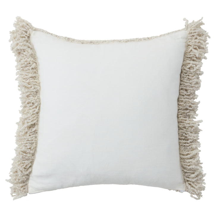 Jaipur Living Kinsey Solid Light Gray Poly Fill Pillow (24" Square)