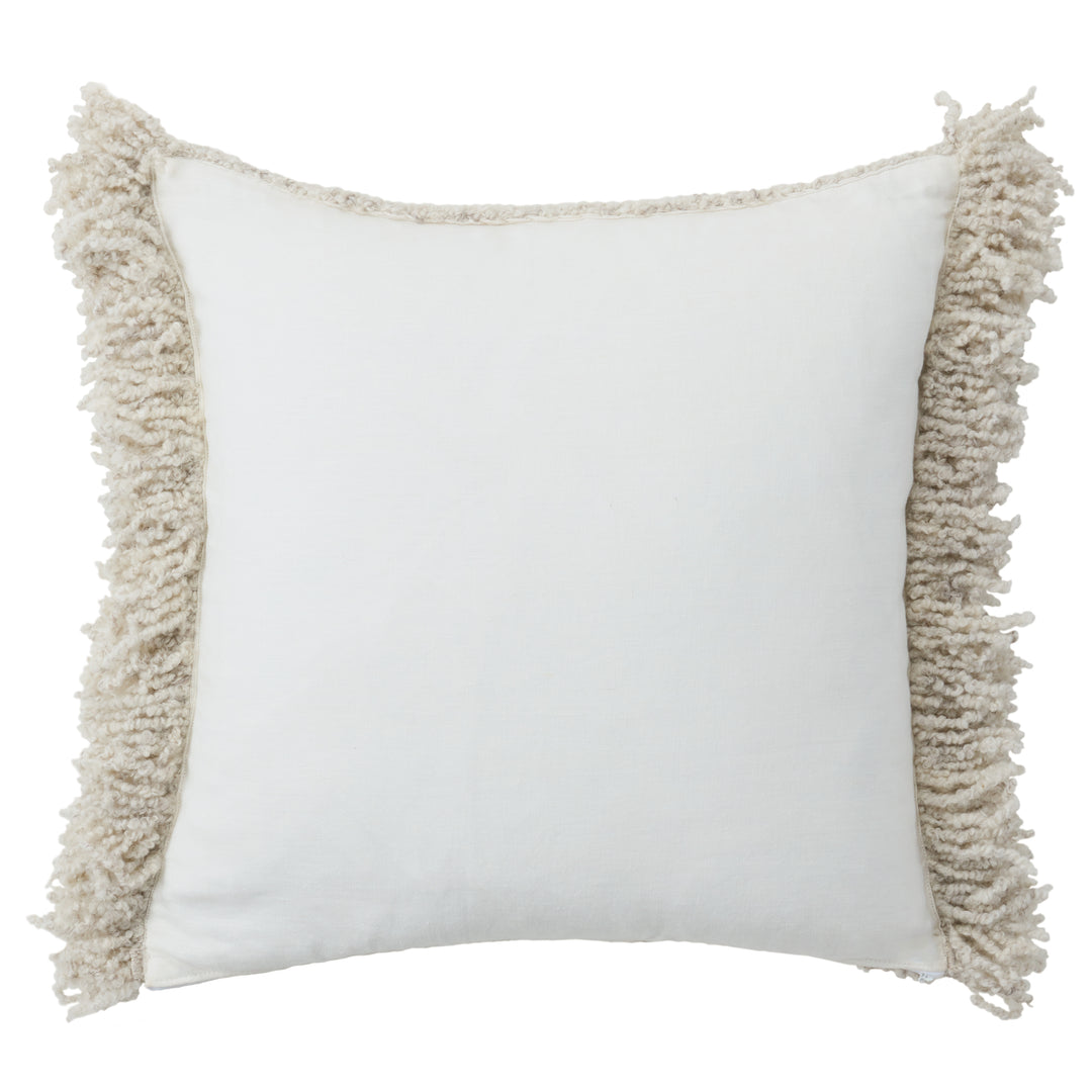 Jaipur Living Kinsey Solid Light Gray Poly Fill Pillow (13"X21" Lumbar)