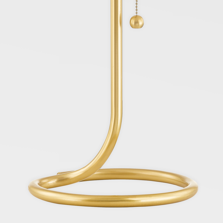 Martha 1 Light Table Lamp Aged Brass