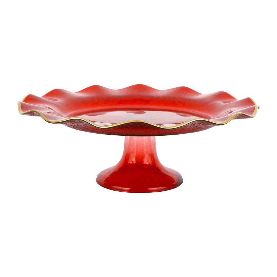 Holiday Glass Cake Stand - Default Title