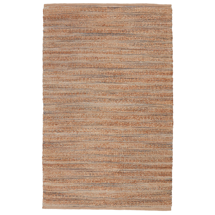 Jaipur Living Canterbury Natural Solid Beige/ Blue Area Rug (5'X8')