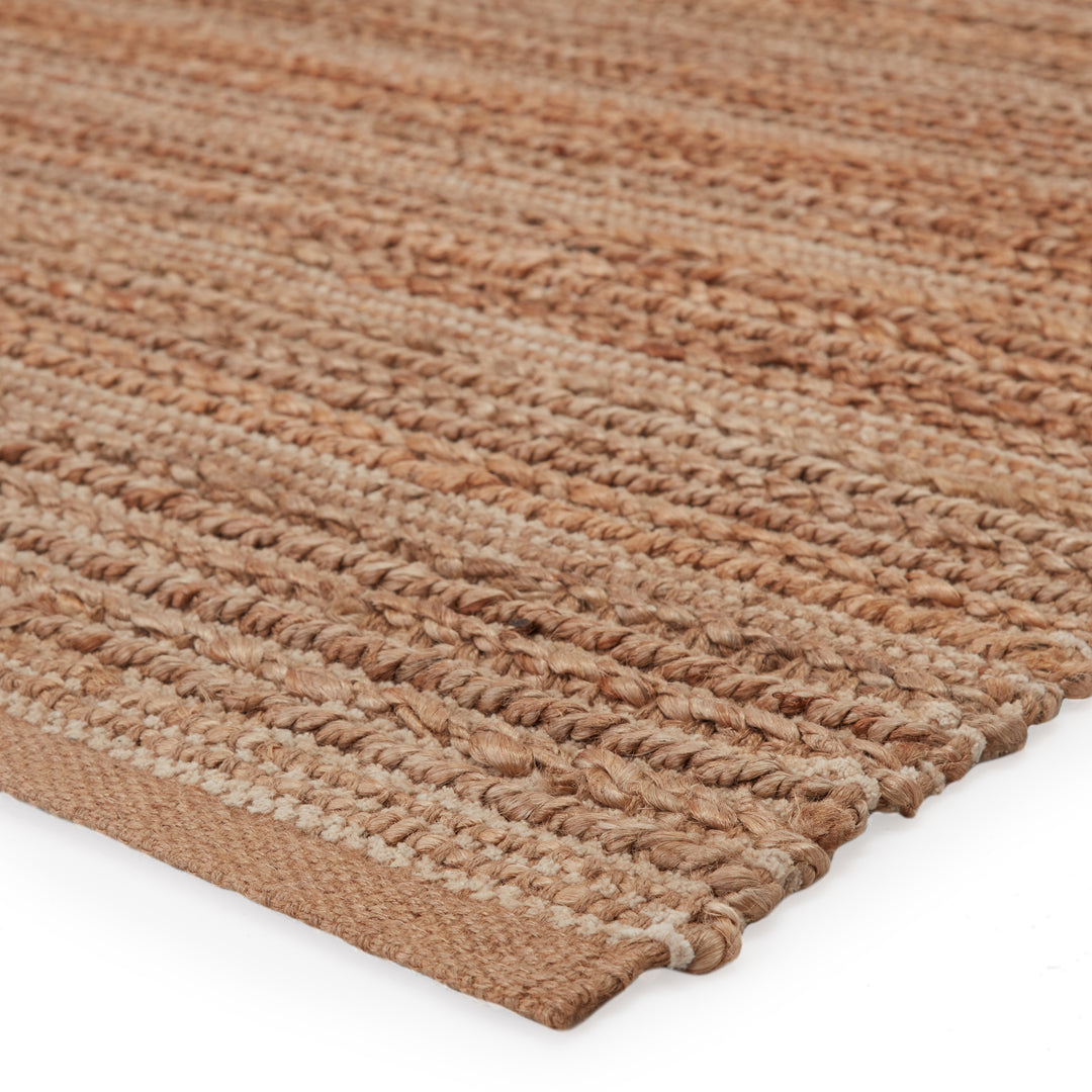 Jaipur Living Clifton Natural Solid Tan/ White Runner Rug (2'6"X9')