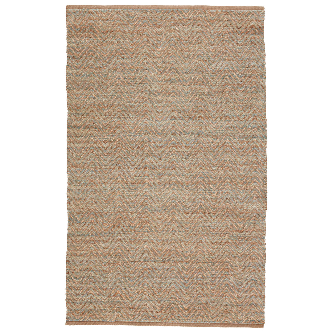 Jaipur Living Reap Natural Chevron Tan/ Green Area Rug (9'X12')