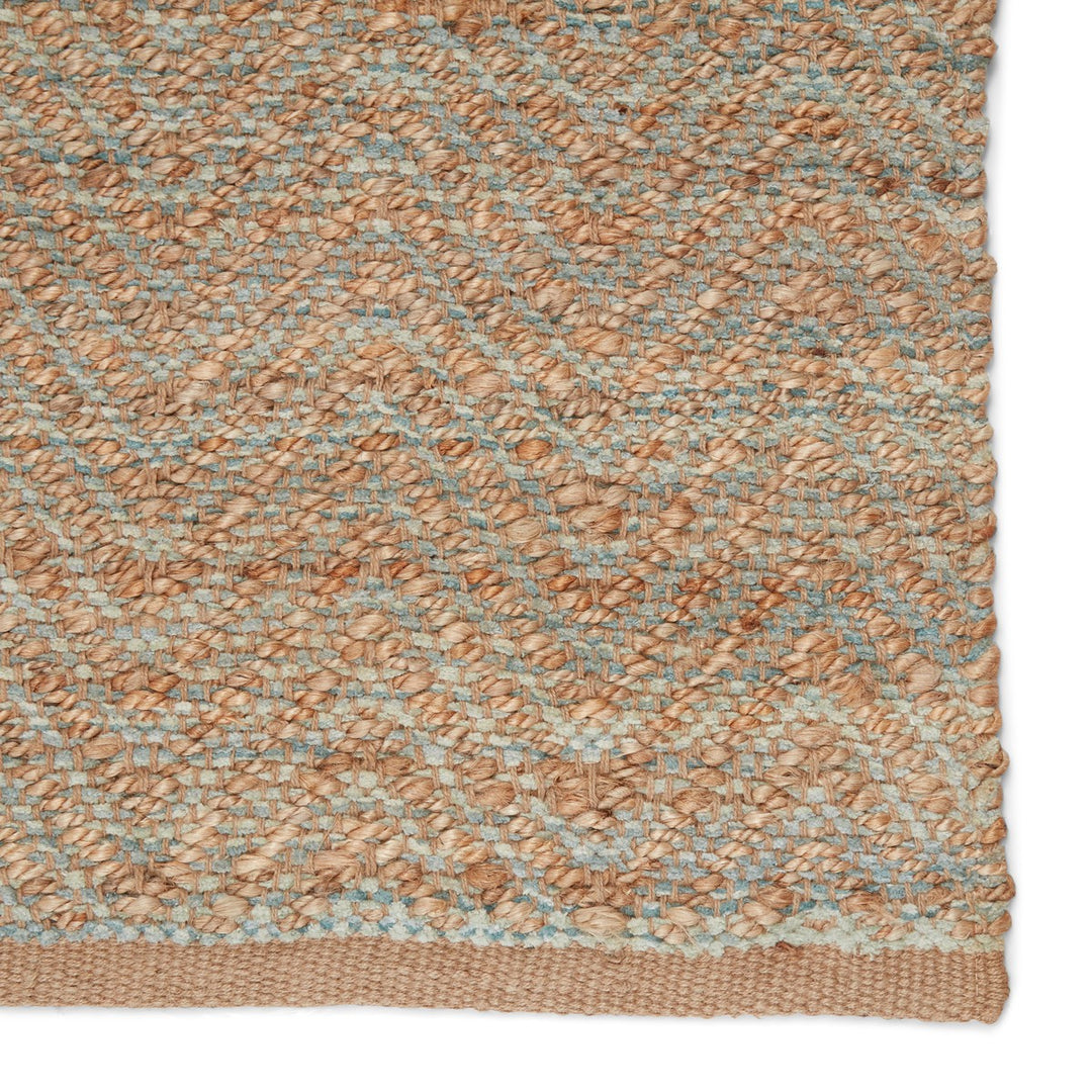 Jaipur Living Reap Natural Chevron Tan/ Green Area Rug (6'X9')