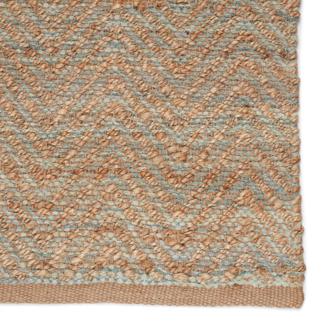 Jaipur Living Reap Natural Chevron Tan/ Green Area Rug (3'6"X5'6")