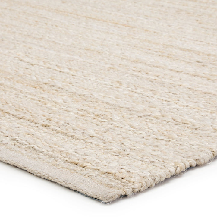 Jaipur Living Canterbury Handmade Solid White/ Beige Area Rug (2'6"X4')