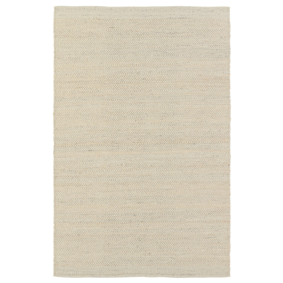 Kate Lester + Jaipur Living Esdras Handmade Solid Beige/ Ivory Area Rug (2'X3')